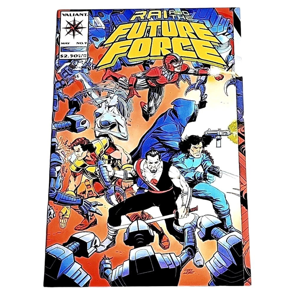 Valiant Comics Rai & the Future Force No 9 May 1993 VTG Sci-Fi Comic Book EUC